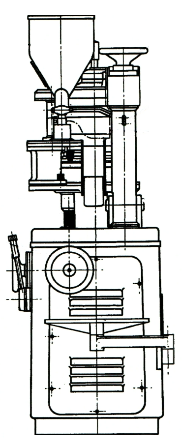 a tablet press - more specifically a betapress